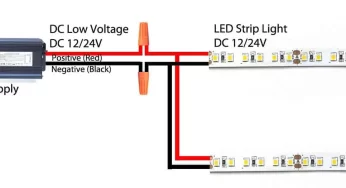 Cách đấu nối LED dây vào nguồn