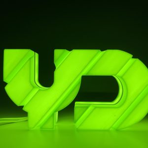 chữ nối phát sáng in 3D