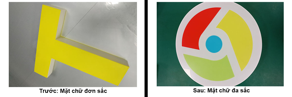 Ưu điểm của chữ nổi in 3D