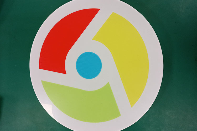 nhiều màu mặt trước